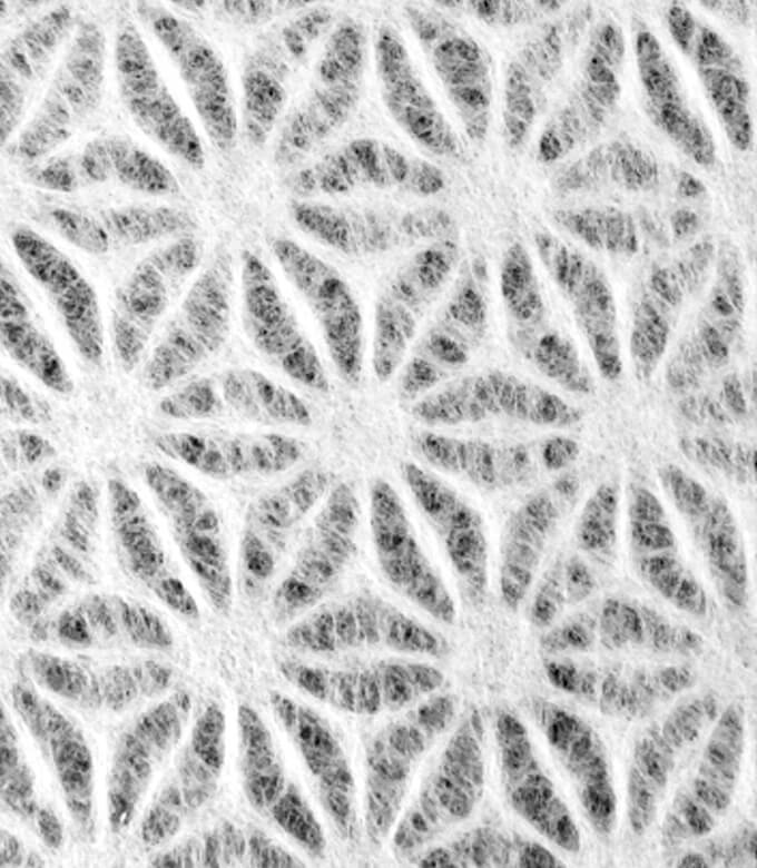 和紙箱クリアの麻の葉